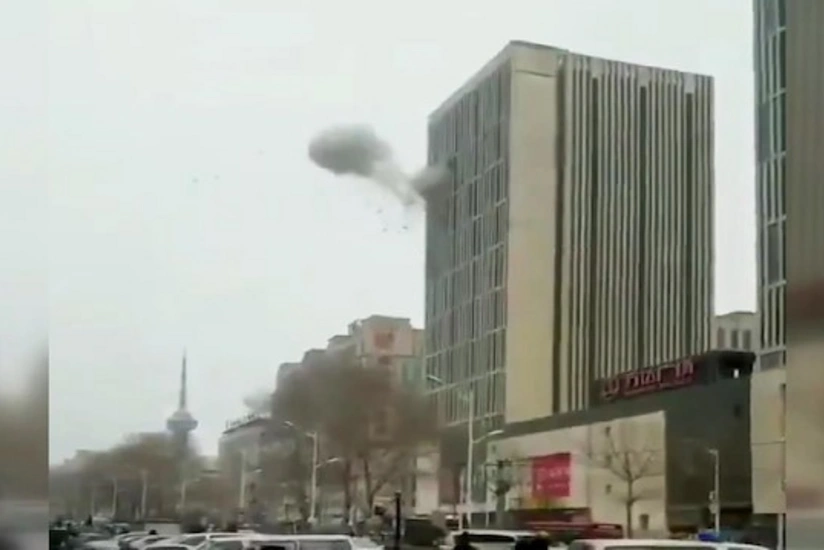 Çində ticarət mərkəzində partlayış olub