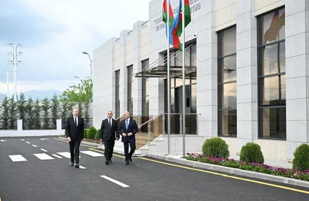 President Ilham Aliyev attends inauguration of “Khojaly substation and Digital Control Center owned by “Azerishig” OJSC
