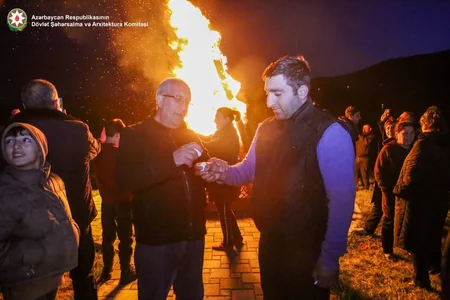 İşğaldan azad olunan Talış kəndində Yel çərşənbəsi qeyd edilib