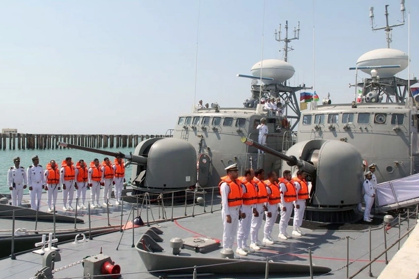 İranın hərbi gəmiləri Azərbaycana gəlib - VİDEO