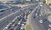 В Баку на ряде улиц и проспектов затруднено движение транспорта