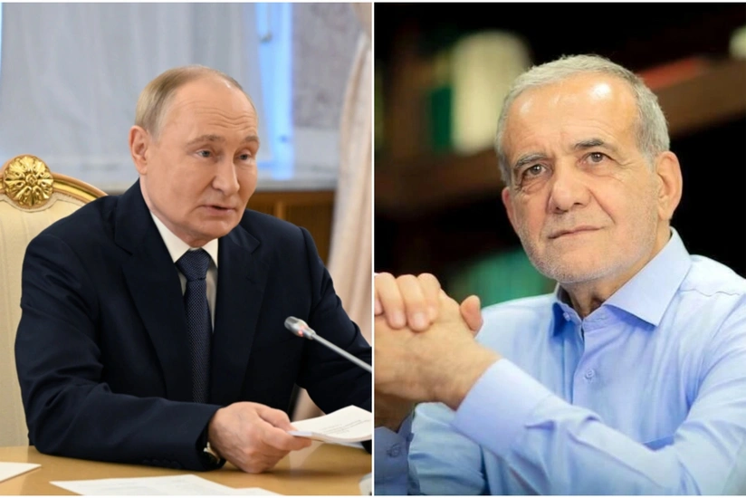 Putinlə Pezeşkian Aşqabadda görüşüb