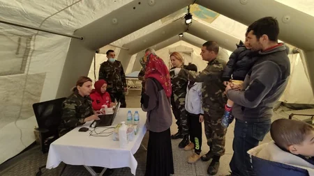 FHN-in Türkiyədəki mobil səhra hospitallarında 930 nəfərə tibbi xidmət göstərilib