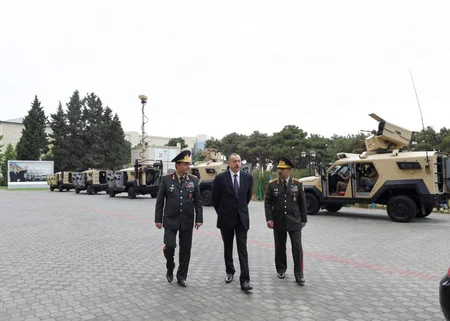 President Ilham Aliyev attended the opening of a new administrative building of General Staff of Armed Forces