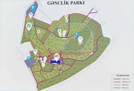 President, First Lady attend opening of new park in Baku