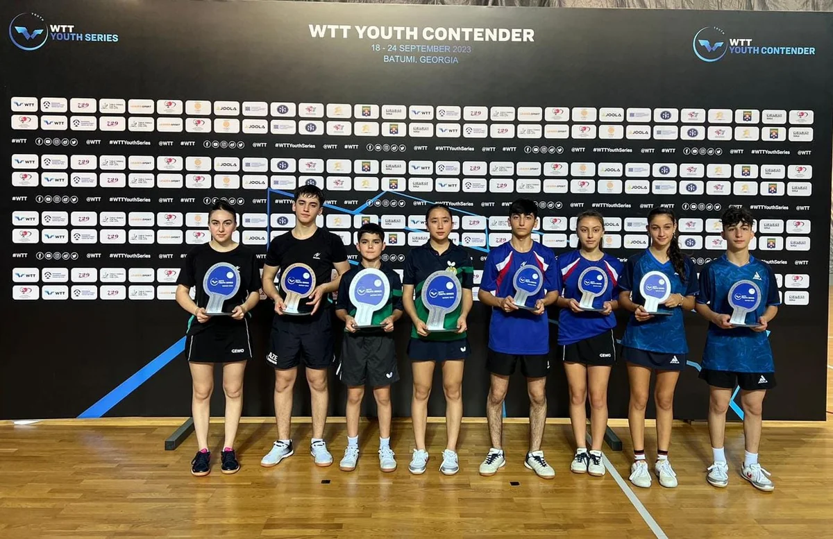 Azərbaycan stolüstü tennisçiləri Batumidə daha dörd medal qazanıblar