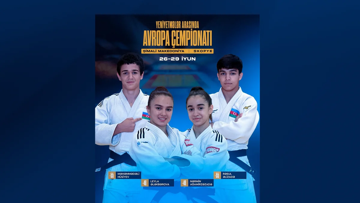 Azərbaycanı Avropa çempionatında 19 cüdoçu təmsil edəcək