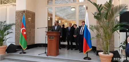 Sankt-Peterburqda 28 May - Respublika Günü münasibətilə rəsmi qəbul təşkil edilib