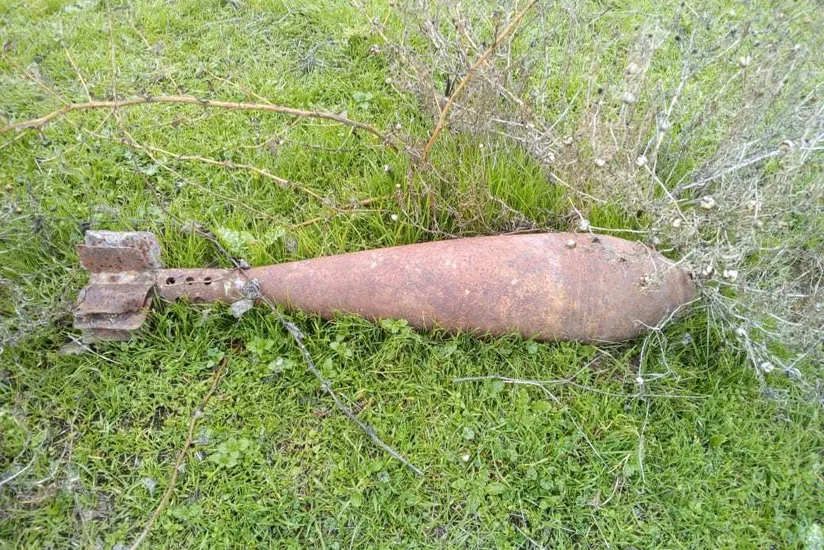 Ağcabədidə minaatan mərmisi tapılıb