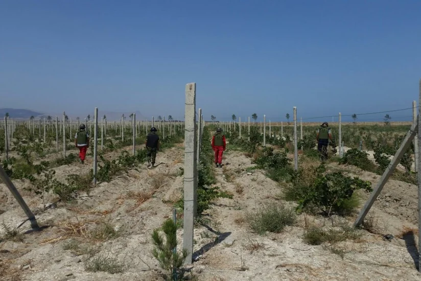 Xızıda hərbi hissənin ətrafında 183 ədəd partlamamış hərbi sursat aşkarlanıb