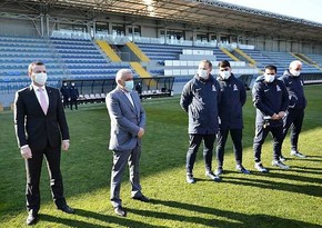 Президент АФФА встретился с футболистами сборной