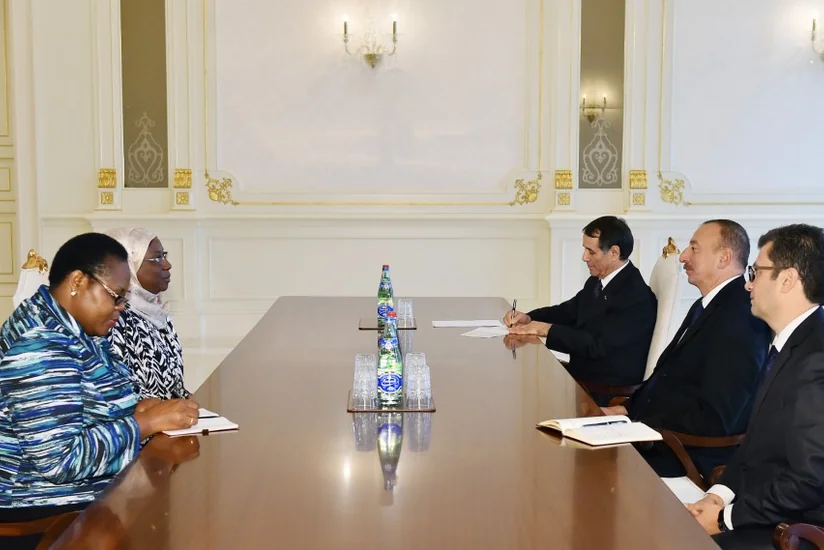 President Ilham Aliyev received African Union Commissioner for Political Affairs