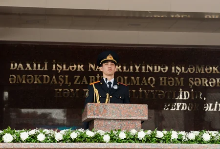 DİN-də “Polis Günü”nə həsr olunmuş təntənəli mərasim keçirilib