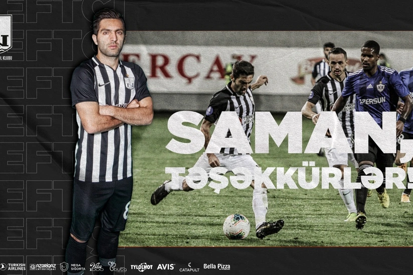 Neftçi futbolçusu ilə müqaviləni pozdu