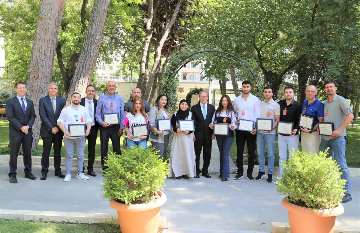US ambassador awards Azerbaijani coaches