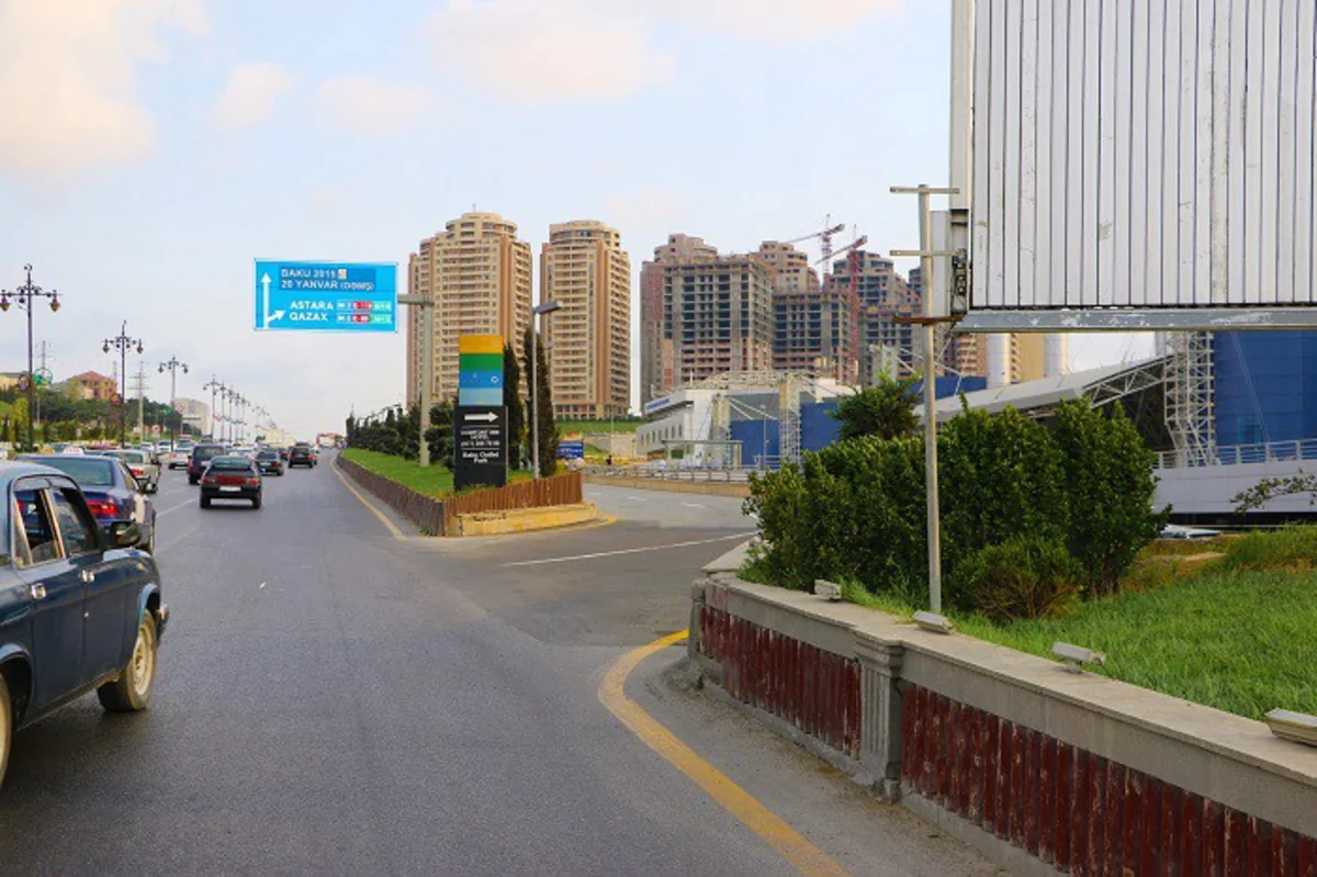 Bakı Beynəlxalq Avtovağzal Kompleksi qarşısındakı yol istifadəyə verilib