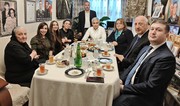 Leyla Əliyeva və Arzu Əliyeva Polad Həşimovun evində olublar