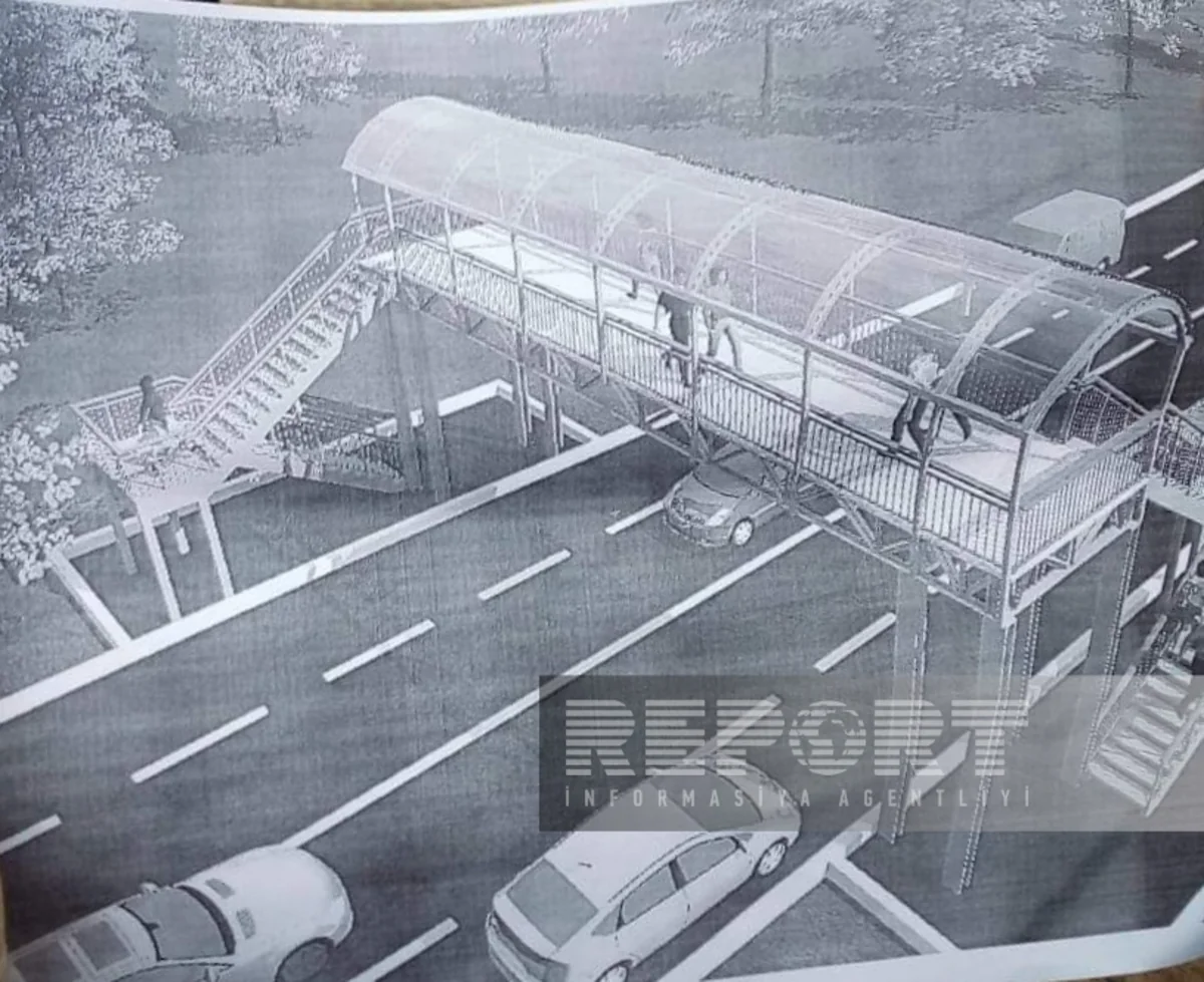 Cəlilabadda ilk yerüstü piyada keçidinin inşasına başlanılıb 