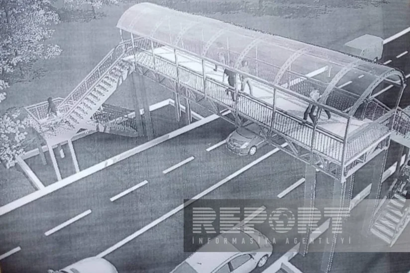 Cəlilabadda ilk yerüstü piyada keçidinin inşasına başlanılıb 