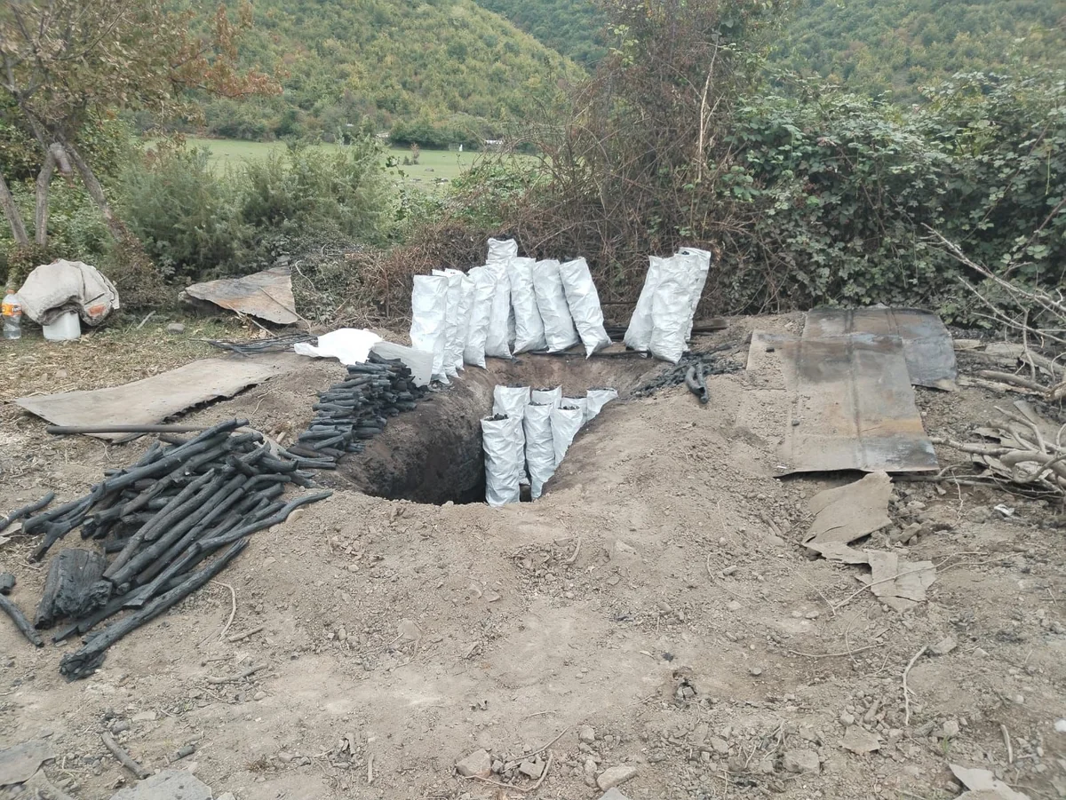 Oğuzda qanunsuz kömür istehsal edən şəxs barəsində qanunamüvafiq tədbir görülüb