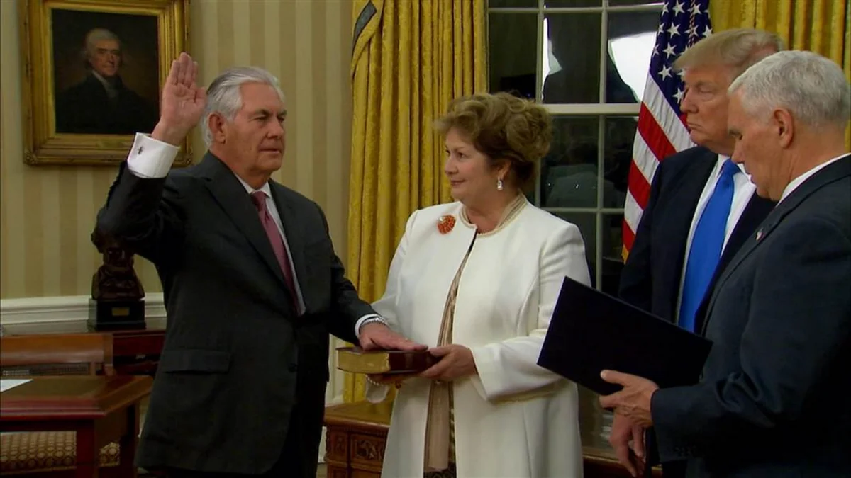 Rex Tillerson confirmed as new Secretary of State