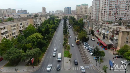 Bakının Əhməd Rəcəbli küçəsinin bir hissəsi təmir olunur