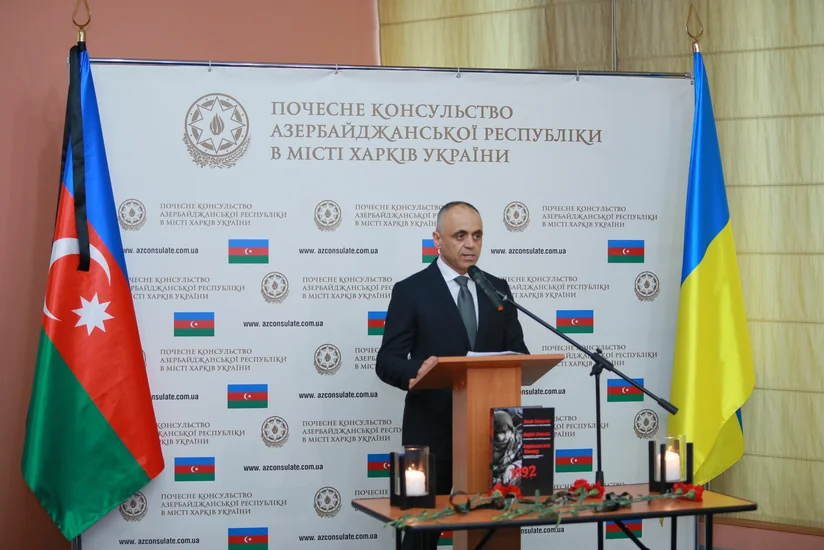 В Запорожье прошла встреча-реквием, посвященная Ходжалинской трагедии