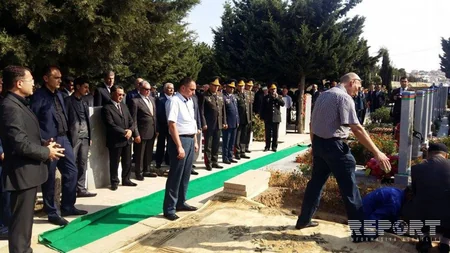 General-leytenant Ziya Yusifzadə II Fəxri Xiyabanda dəfn olunub - FOTO