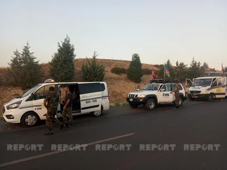 Группа азербайджанских пожарных прибыла в турецкий Денизли