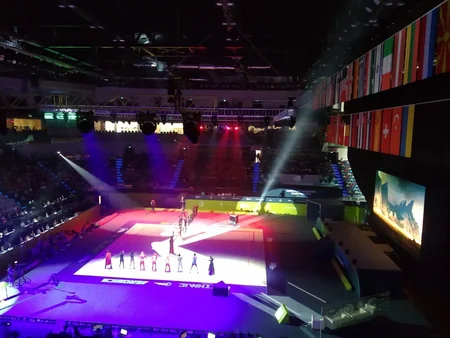 Bakıda bədii gimnastika üzrə Avropa çempionatının açılış mərasimi keçirilib