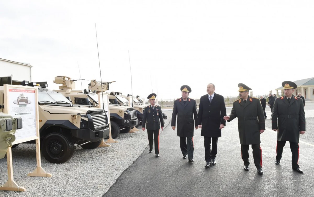 Supreme Commander-in-Chief Ilham Aliyev attends opening of a new military camp