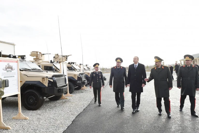 Supreme Commander-in-Chief Ilham Aliyev attends opening of a new military camp