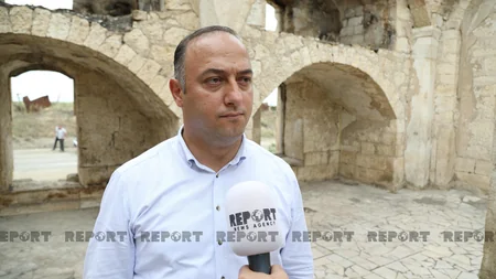 Ağdamda ermənilərin məhv etdiyi mədəni irs obyektləri - VİDEOREPORTAJ