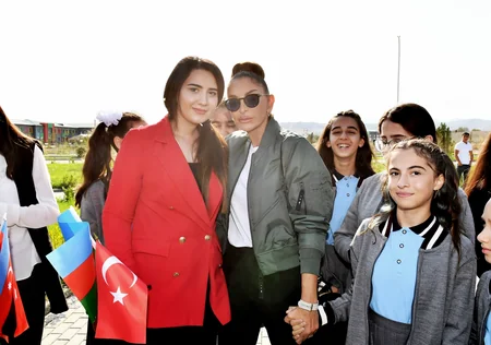 Ilham Aliyev, Mehriban Aliyeva meet with Aghali village residents