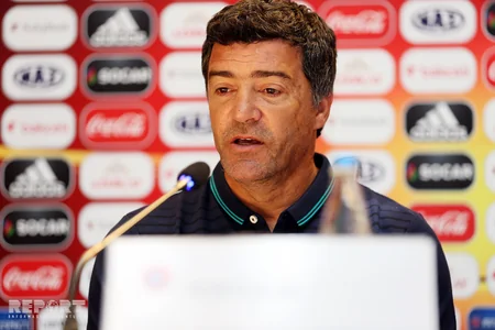 European Championship participants adress a press conference