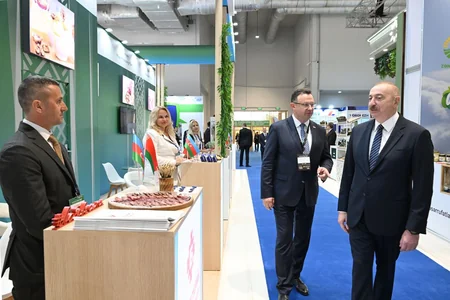 Prezident İlham Əliyev “InterFood Azerbaijan” və “Caspian Agro” sərgiləri ilə tanış olub - YENİLƏNİB