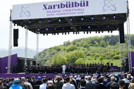 Şuşada “Xarıbülbül” musiqi festivalı başa çatıb - YENİLƏNİB - 2