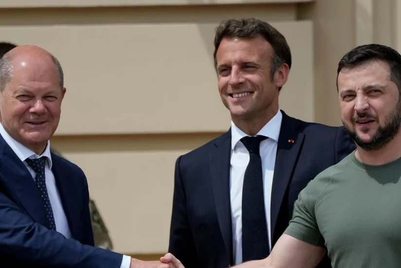 Scholz, Macron to meet Zelenskyy in Chisinau