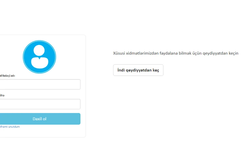 DİM “Şəxsi kabinet”ə daxil olmaq üçün tələb olunan parolu unudan şəxslərə müraciət edib