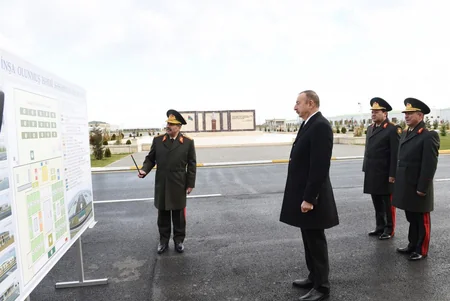 Ali Baş Komandan İlham Əliyev yeni hərbi şəhərciyin açılışında iştirak edib - YENİLƏNİB