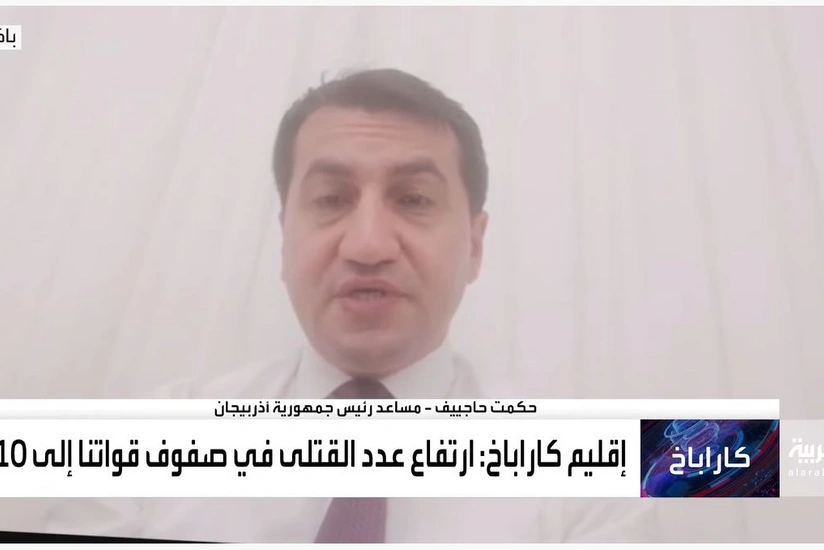 Hikmat Hajiyev gives interview to Al Arabiya channel