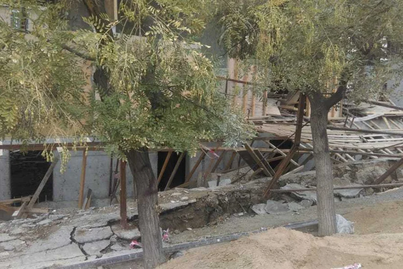 Nazirlik qəzalı vəziyyətə düşən ağaclara aqrotexniki qulluq göstərib