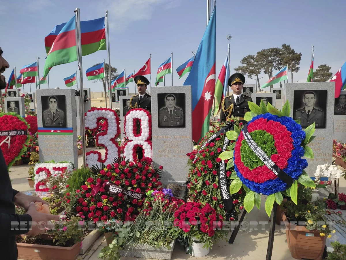 Vətən müharibəsi şəhidinin abidə kompleksinin açılış mərasimi keçirilib