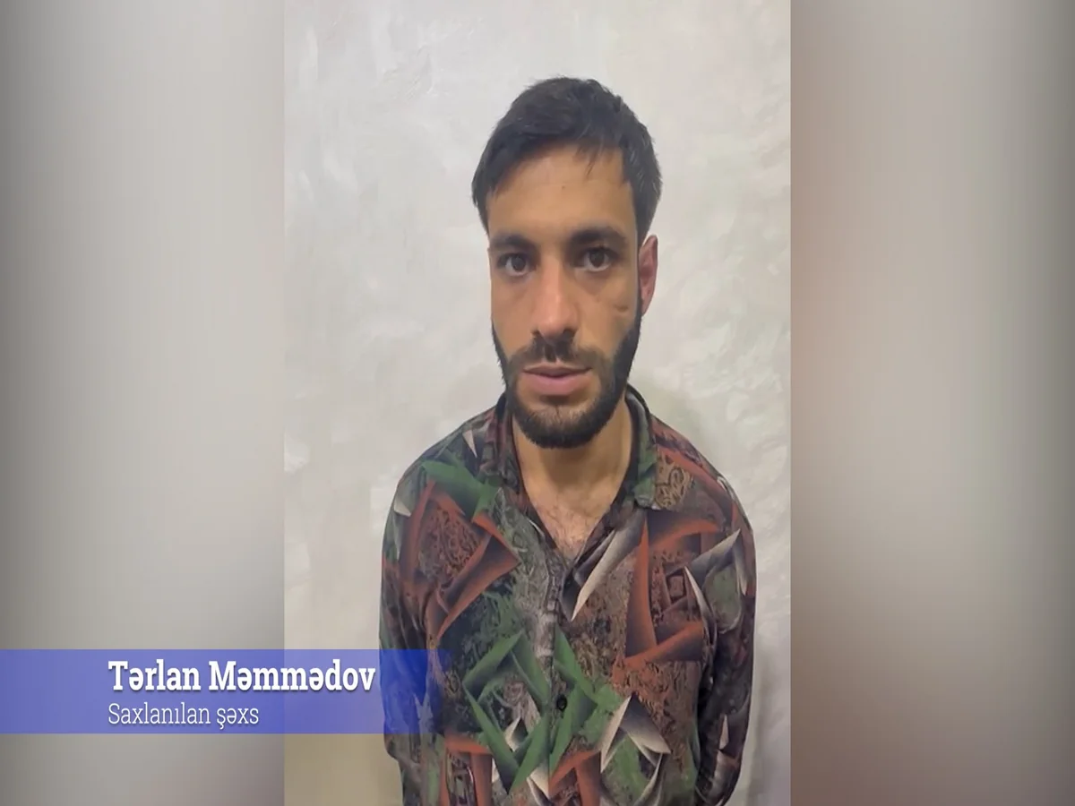 Bakıda üzərində tapança gəzdirən şəxs saxlanılıb