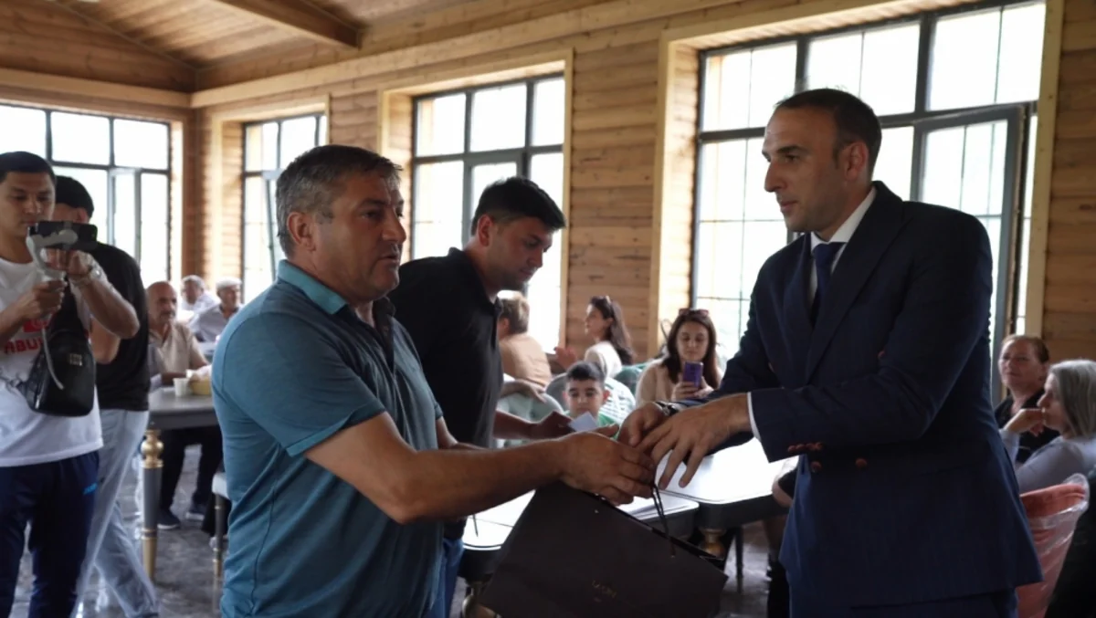 Laçına bu gün köçürülən ailələrə evlərinin açarı təqdim olunub - YENİLƏNİB