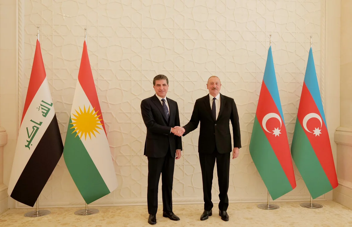Nechirvan Barzani thanks President of Azerbaijan for warm welcome in Baku