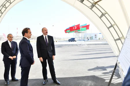 Prezident Sumqayıt Kimya Sənaye Parkında yeni müəssisələrin açılış və təməlqoyma mərasimlərində iştirak edib - YENİLƏNİB