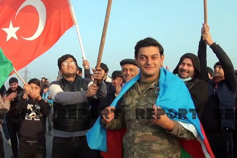 Лянкяран встречает победителей Отечественной войны