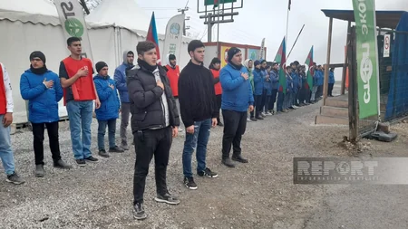 Xankəndi-Laçın yolu: Ekofəalların aksiyası 127 gündür yüksək fəallıqla davam edir