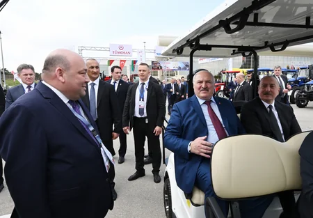 Azərbaycan və Belarus prezidentləri “Caspian Agro” və  “InterFood Azerbaijan” sərgiləri ilə tanış olublar - YENİLƏNİB